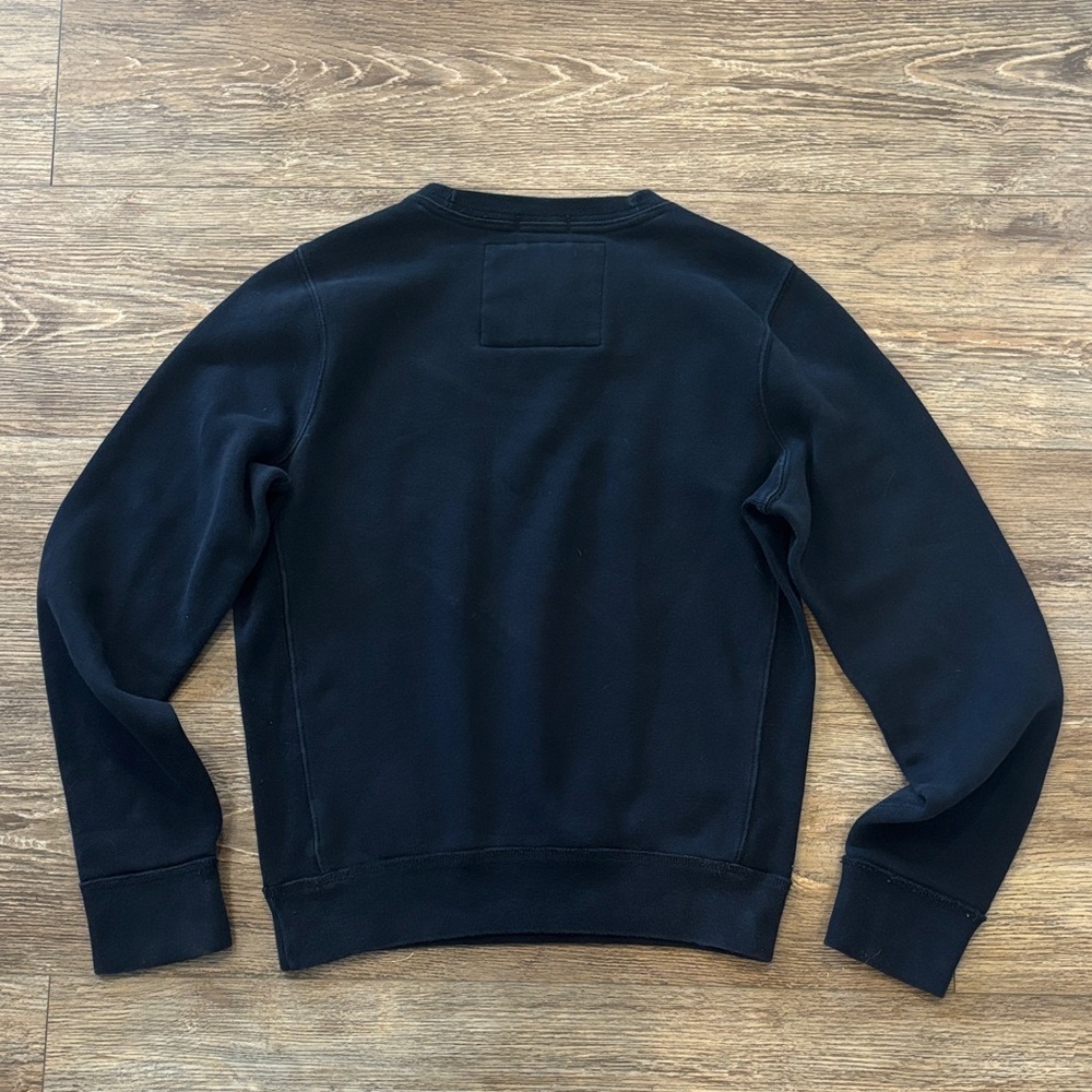 Abercrombie & Fitch Muscle Fit Sweatshirt Dark Navy Blue Crewneck Men's Size L - Picture 12 of 12